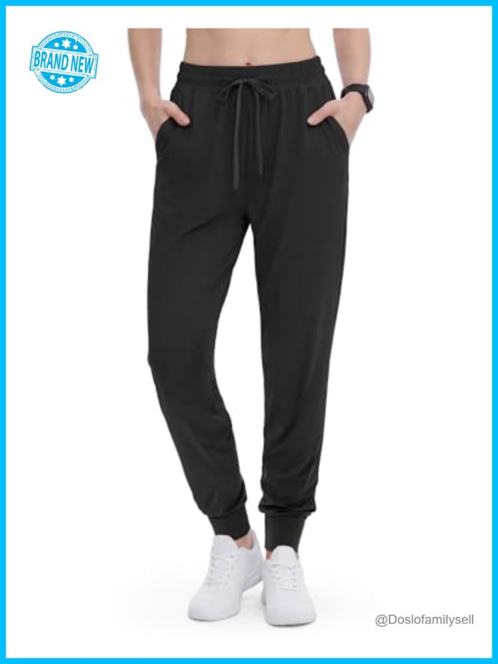 Women's Sweatpants with Pockets Lightweight Yoga Lounge Joggers